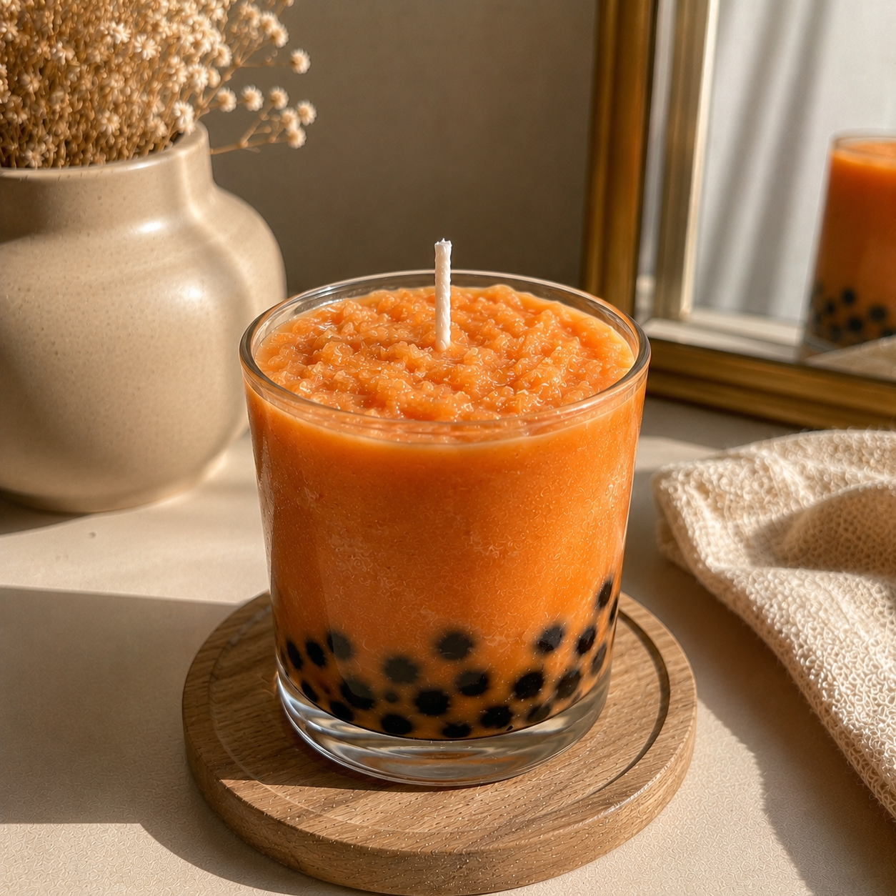 Thai Tea Boba Slush